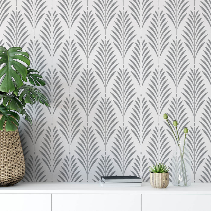 Fern Pattern Wall Stencil