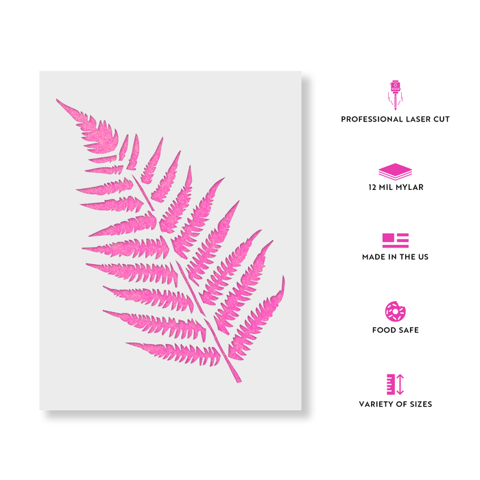 Ferns Stencil