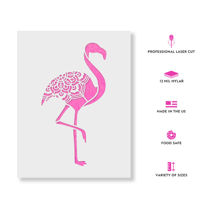 Flamingo Stencil