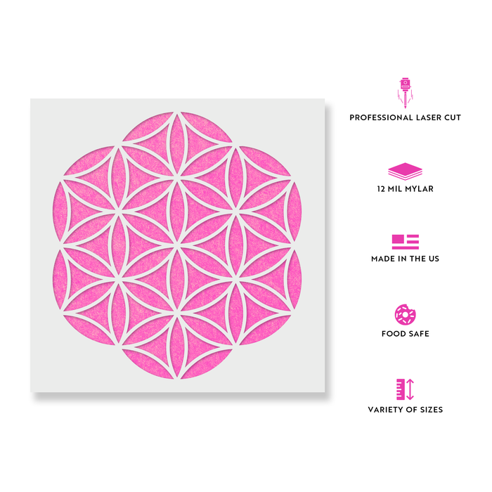 Flower of Life Stencil