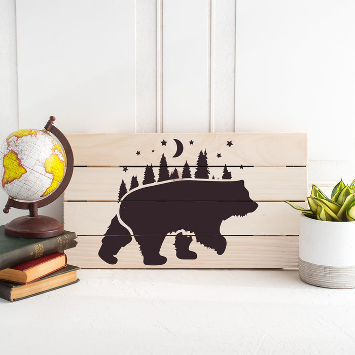 Forest Bear Stencil