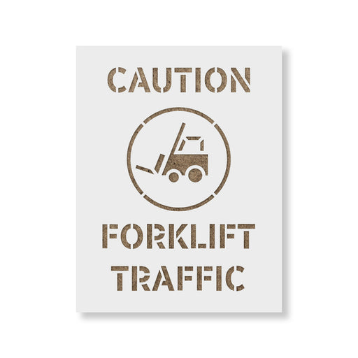 Forklift Traffic Stencil