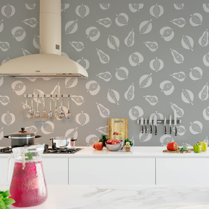 Fruit Pattern Wall Stencil