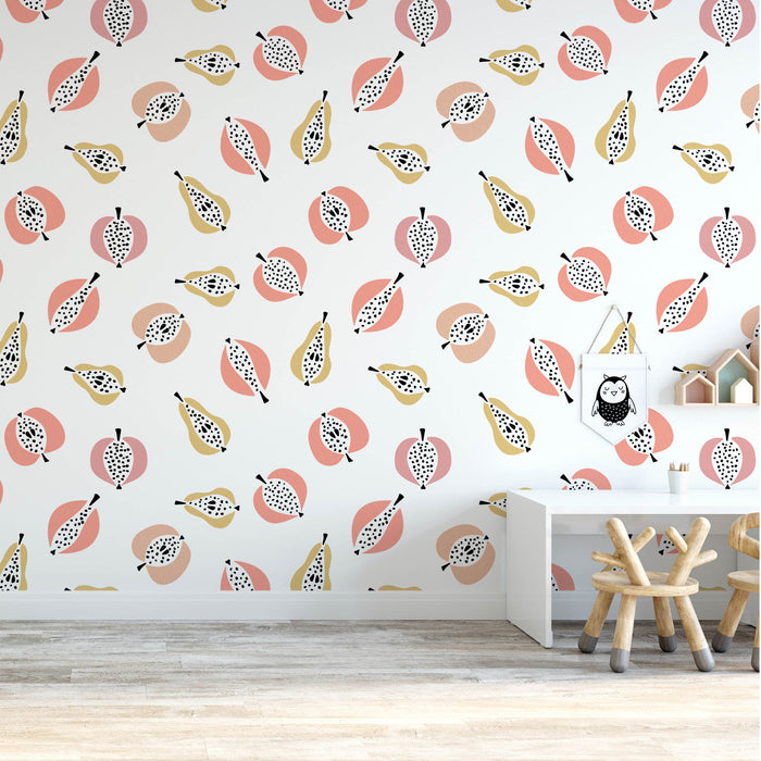 Fruit Pattern Wall Stencil