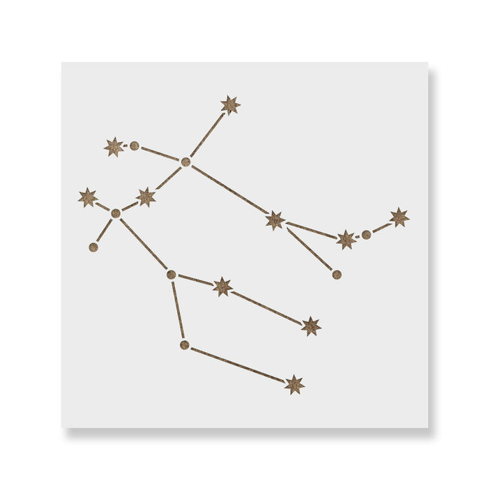 Gemini Constellation Stencil