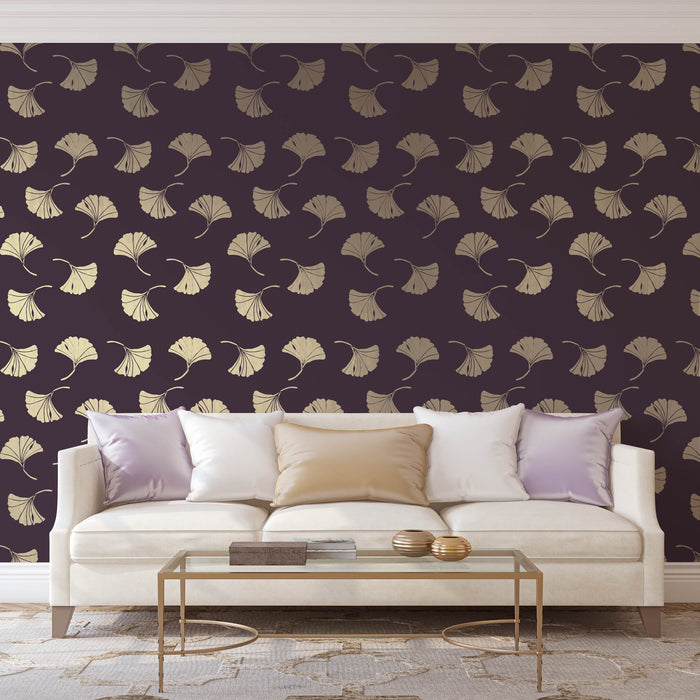 Ginkgo Pattern Wall Stencil