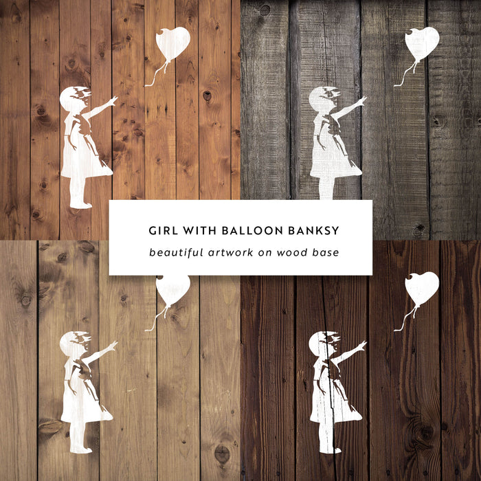 Girl With a Balloon Banksy Stencil