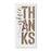 Give Thanks Vertical Script Stencil