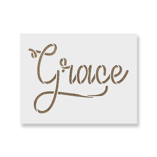 Grace Script Stencil