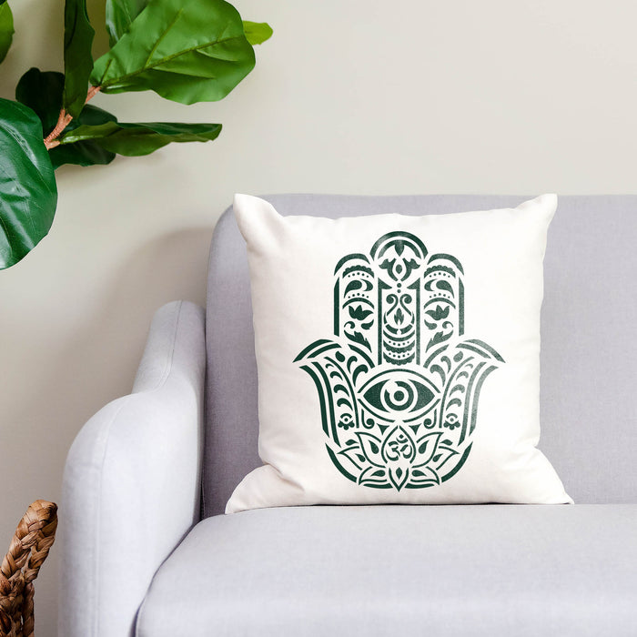 Hamsa Palm Mandala Stencil