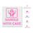 Handle With Care Symbol Stencil