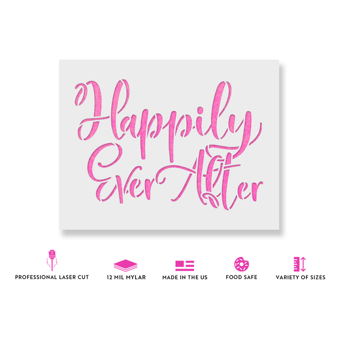 Happily Ever After Stencil