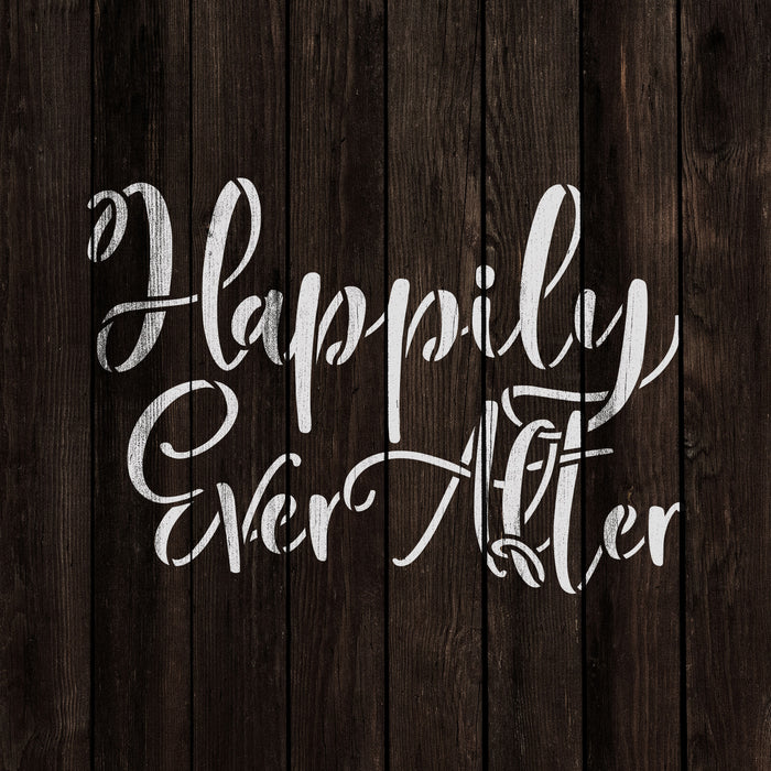 Happily Ever After Stencil