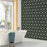 Hexagon Illusion Pattern Wall Stencil