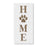 Home Paw Print Vertical Sign Stencil