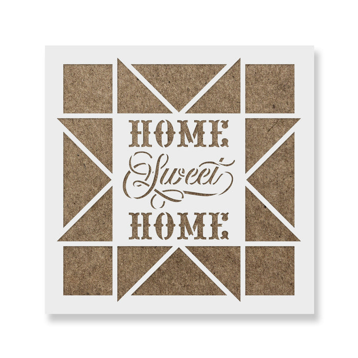 Home Sweet Home Barn Quilt Stencil