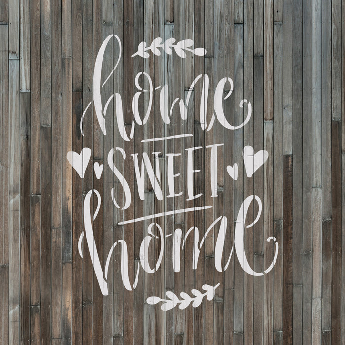 Home Sweet Home Stencil