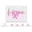 Hope Ribbon Stencil