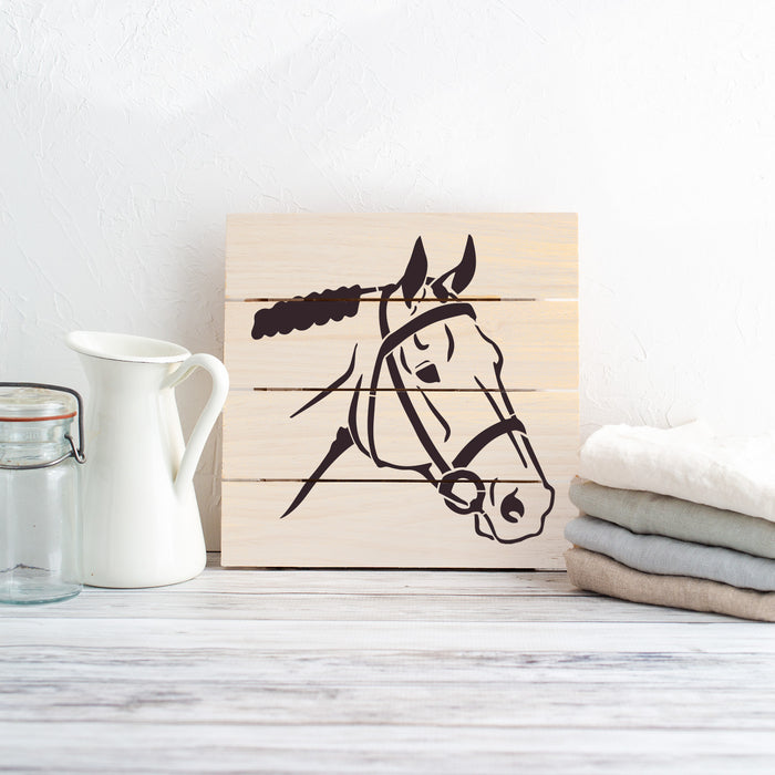 Horse Head Stencil