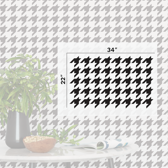 Houndstooth Stencil