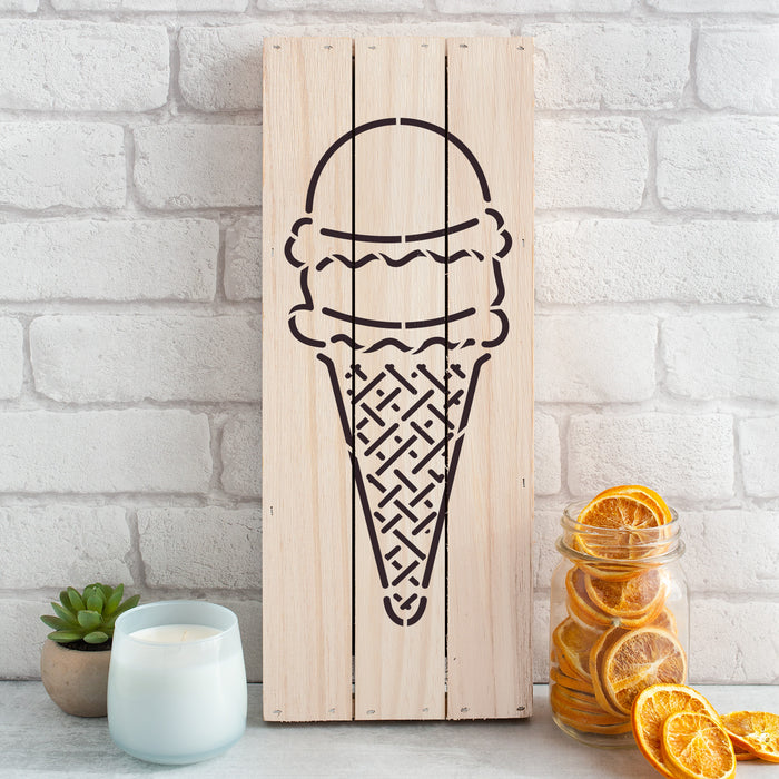 Ice Cream Stencil