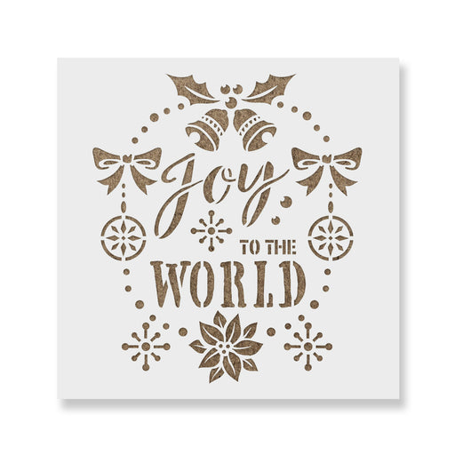 Joy To The World Stencil