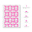 Kaleidoscope Snowflake Pattern Wall Stencil