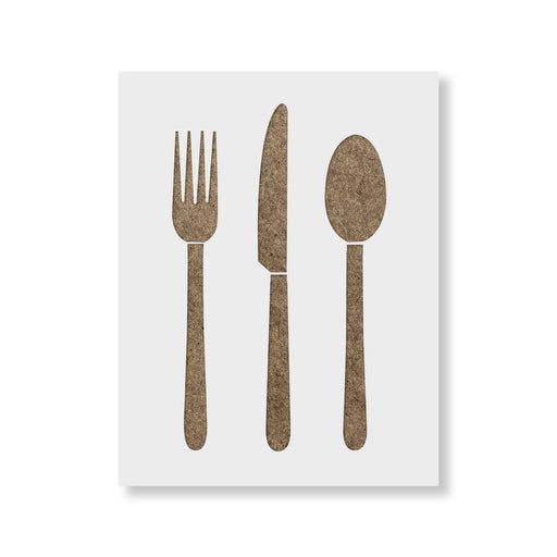 Knife Fork Spoon Stencil