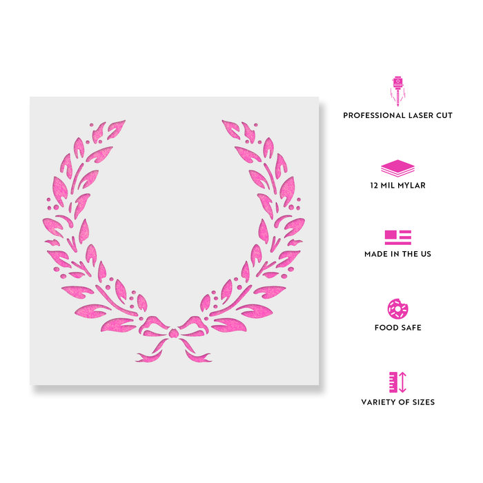 Laurel Wreath Stencil