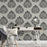 Leaf Damask Pattern Wall Stencil