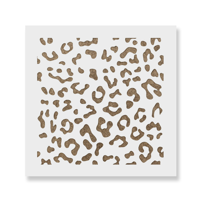 Leopard Print Cookie Stencil