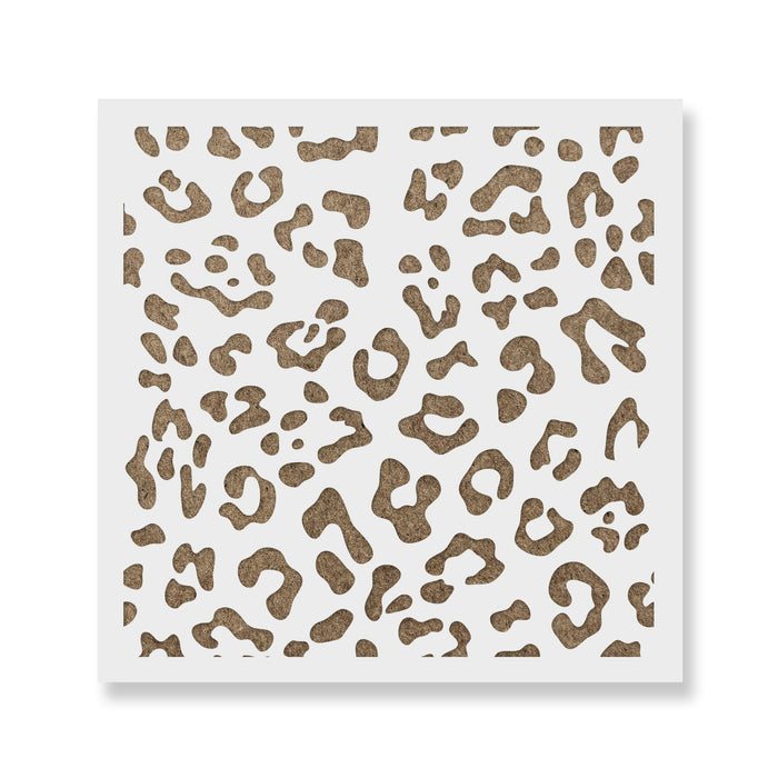 Leopard Print Stencil