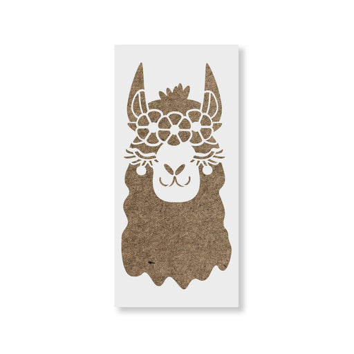 Llama Lashes Stencil