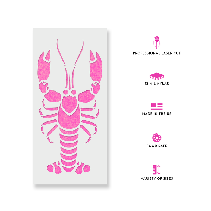 Lobster Stencil