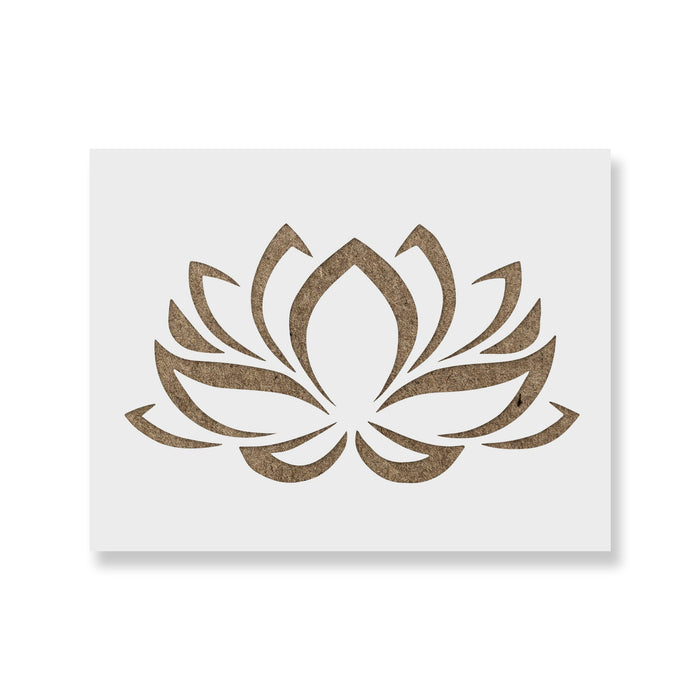 Lotus Flower Stencil