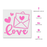 Love Letter Valentines Stencil