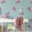 Magical Unicorn Pattern Wall Stencil