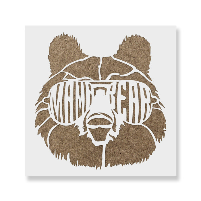 Mama Bear Sunglasses Stencil