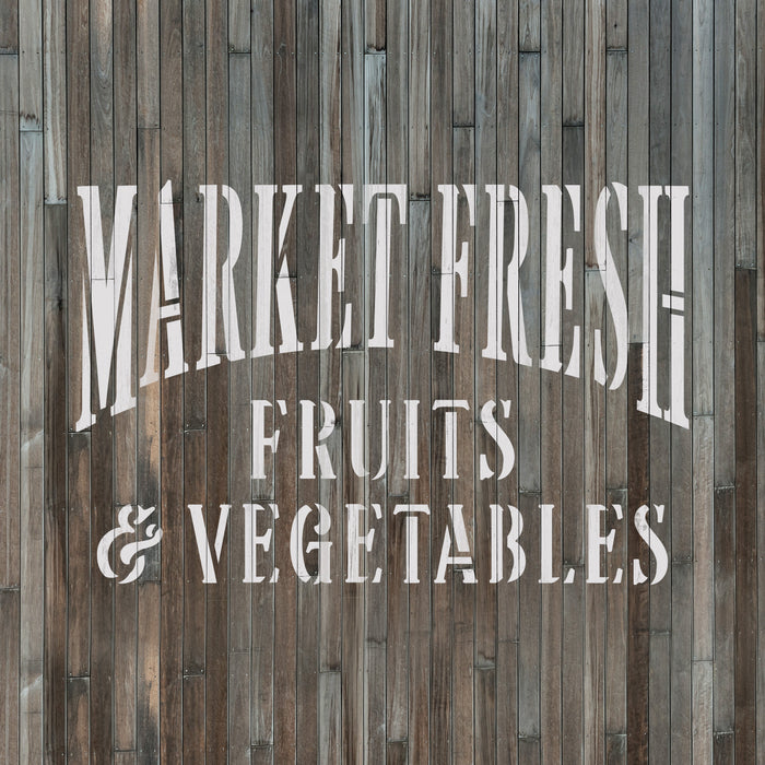 Market Fresh Stencil