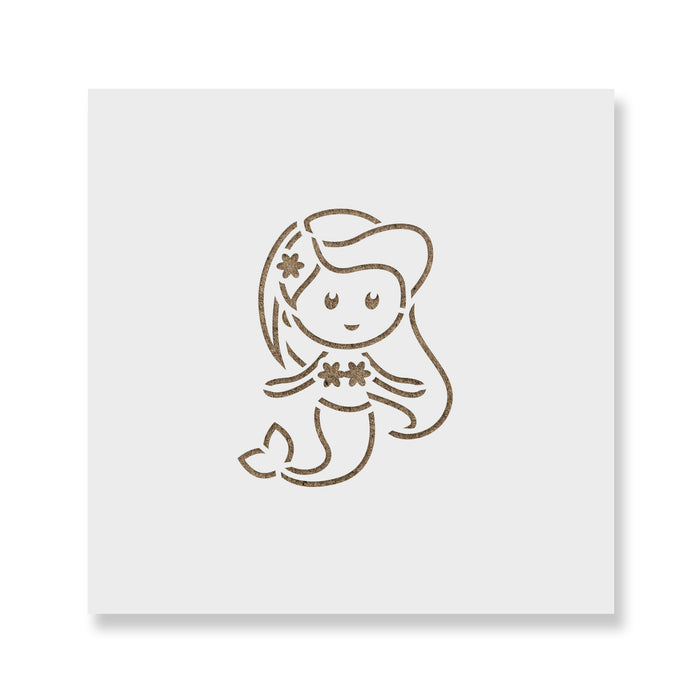 Mermaid Cookie Stencil