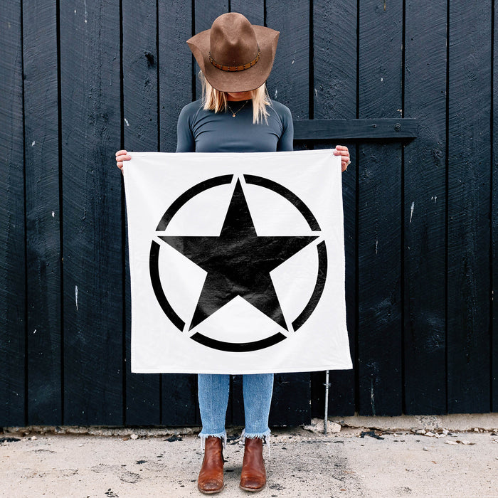 MIlitary Star Stencil