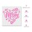 Mom Heart Mothers Day Stencil