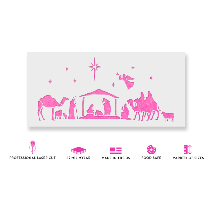 Nativity of Jesus Stencil