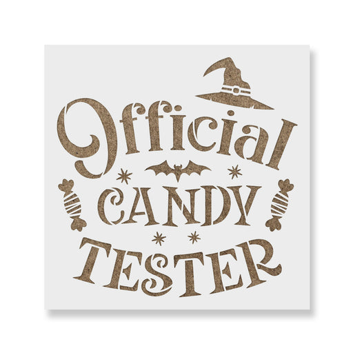 Official Candy Tester Stencil