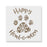 Paw Print Halloween Stencil