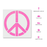 Peace Sign Stencil