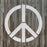 Peace Sign Stencil