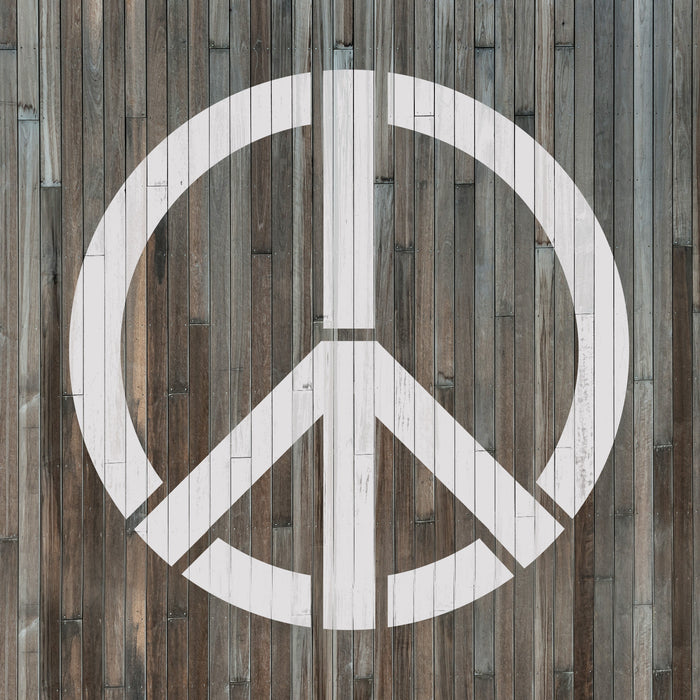 Peace Sign Stencil