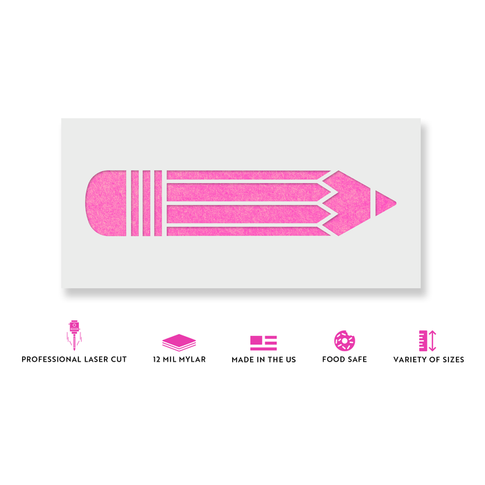 Pencil Craft Stencil