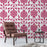 Pomegranate Pattern Wall Stencil